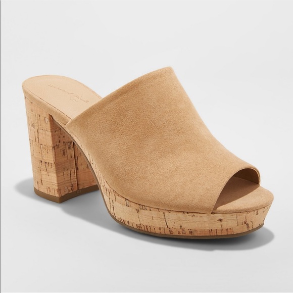 Universal Thread Shoes - Universal Thread Cork Mules
